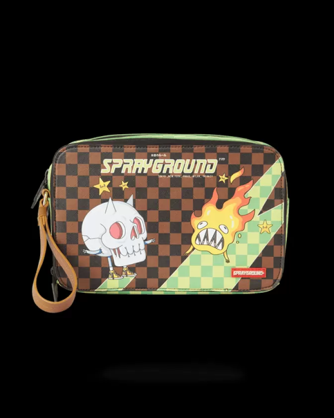 Sprayground TOILETRIES AKA MONEY BAGS*WTF SHARK TOILETRY BAG