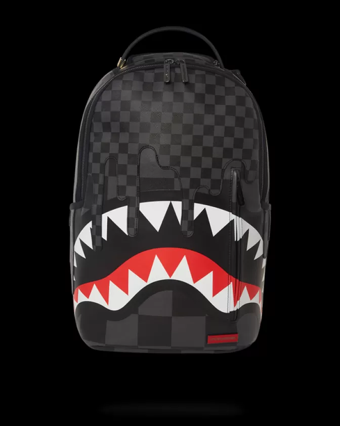 Sprayground BACKPACKS*XTC GREY SHARKS IN PARIS BACKPACK (DLXV)