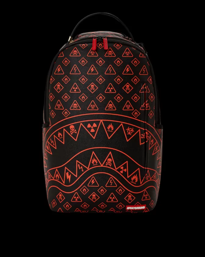 Sprayground BACKPACKS*YOU BEEN WARNED BACKPACK (DLXV)