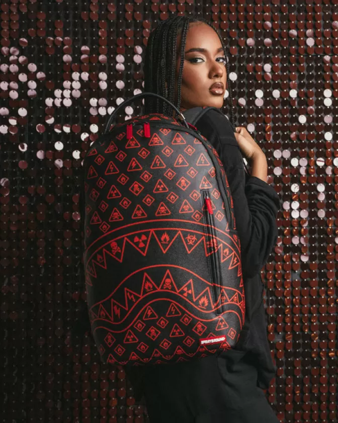 Sprayground BACKPACKS*YOU BEEN WARNED BACKPACK (DLXV)