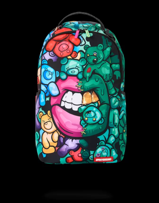 Sprayground BACKPACKS*ZOMBIE GUMMY BEAR LIPS BACKPACK